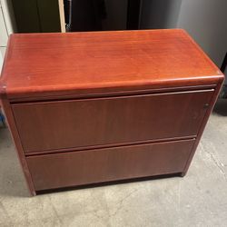 Wood Lateral File Cabinet 
