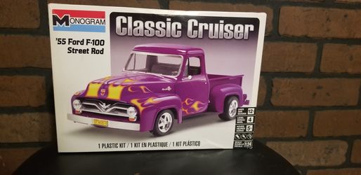 NEW Monogram Plastic Model Kit '55 Ford F-100 Street Rod Classic 1:24