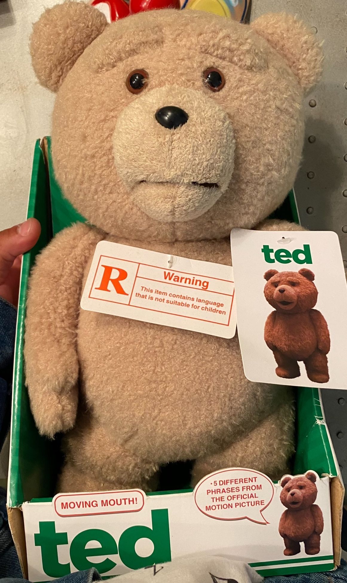 2012 Talking Ted plush with popular 5 different Rated R Phrases