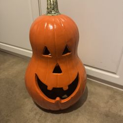 Ceramic Pumpkin For Halloween