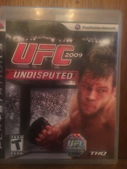 Sony ps3 ufc