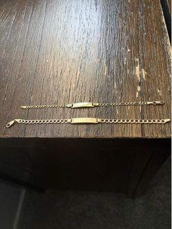 2 Gold Braclets