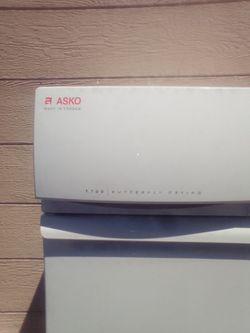 Asko washer and dryer