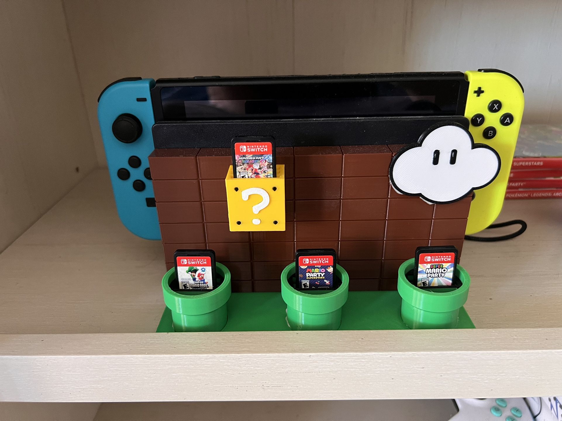 3D Printed Super Mario Nintendo Switch Docking Station Stand 