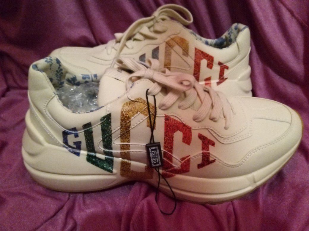 GUCCI RHYTON SNEAKERS Brand New TAG ON!! Comes With GUCCI TOTE! $750 OR BEST OFFER
