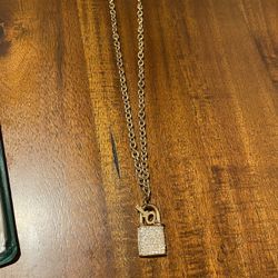 Gold plated locket necklace