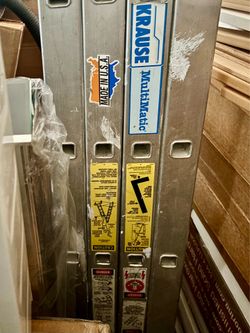 Krause MultiMatic 16" Multi-Position Ladder (Type IA 300 lb) - Made in USA in excellent condition