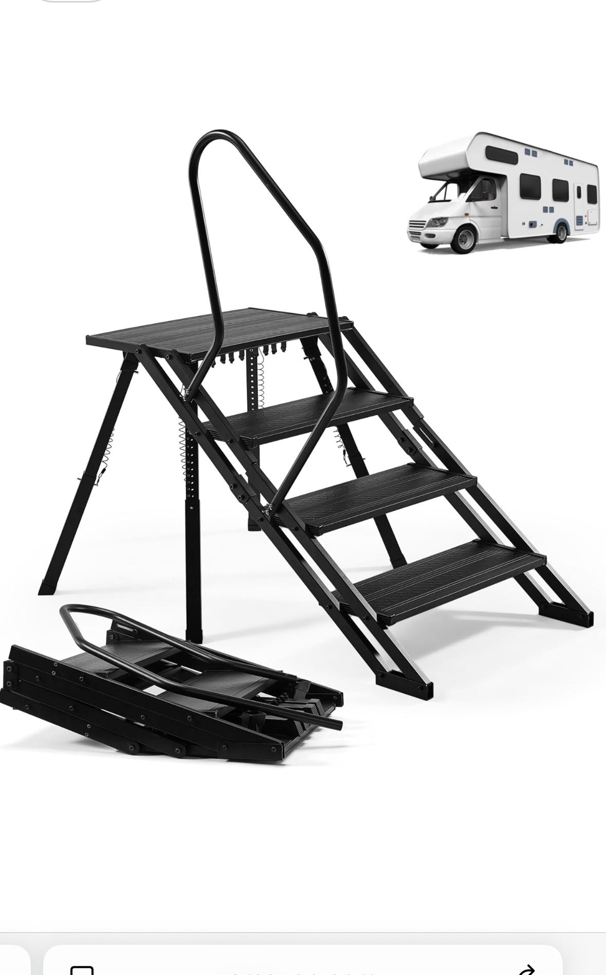 Furvsta Rv hot tub folding 4 steps brand new