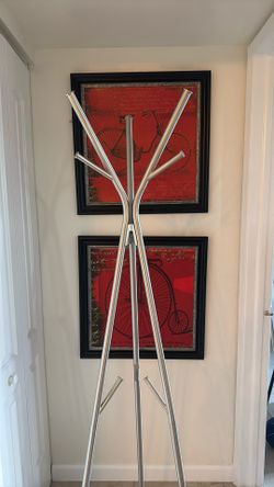 IKEA Silver Coat Hanger - Bag Hanger