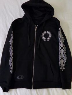 Chrome Hearts Black Zip-Up Hoodie medium