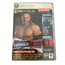 WWE SmackDown vs. Raw 2007 (Microsoft Xbox 360) Demo Disc # 65 Holiday 2006 COD