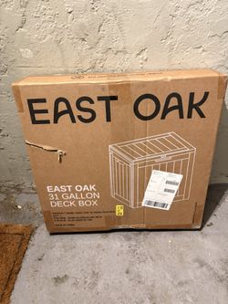 Storage Box East Oak