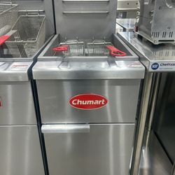 Gas fryer - Flamaster FLM-F3-NG 40lb Capacity , 15.5”, 3 tubes, 90,000 BTU