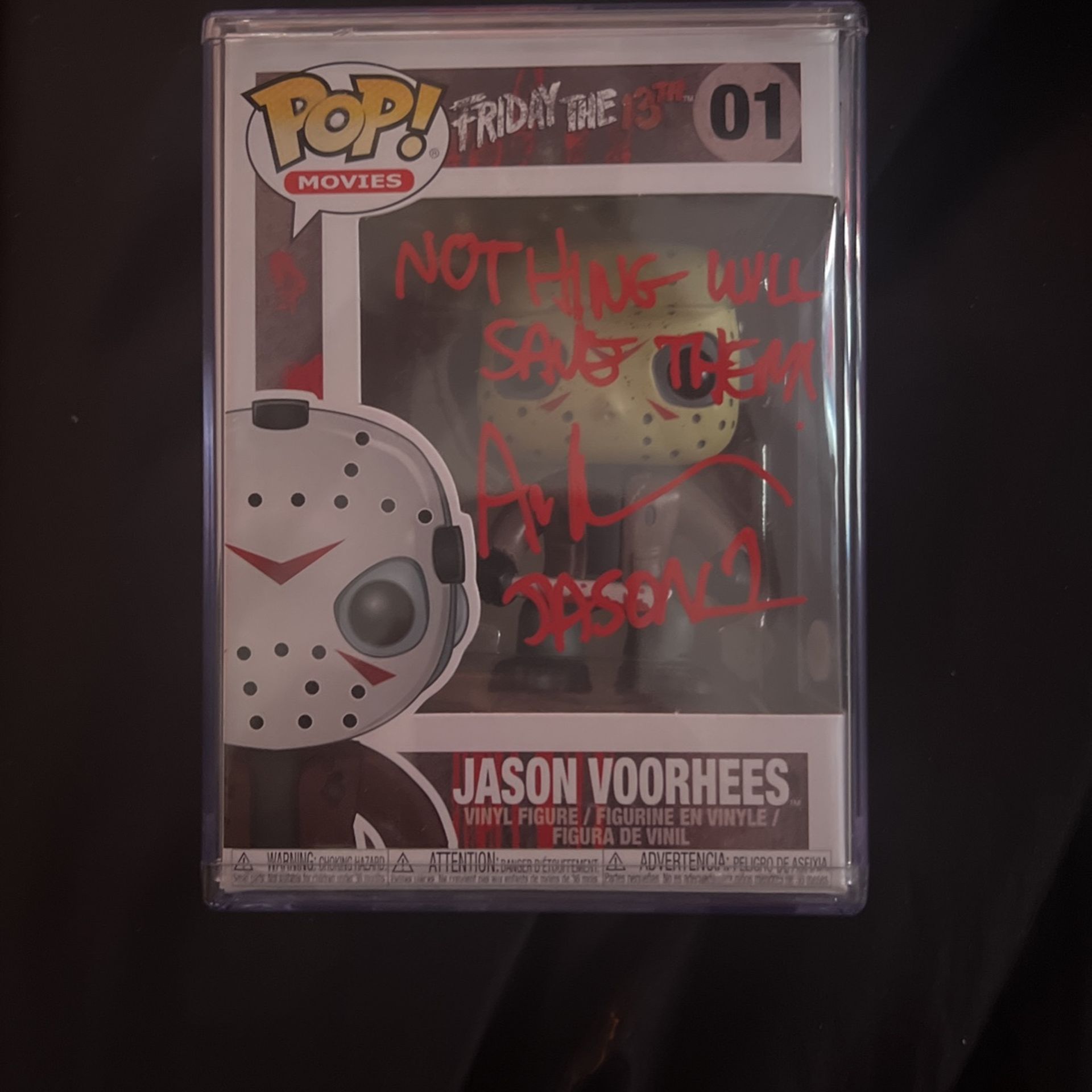 Signed Jason Voorhees Funko Pop