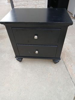 Elegant Black Nightstands