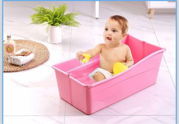 Brand New Ganen Baby Bath Tub Portable (Pink)