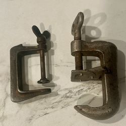 Vintage Cast Iron C Clamps