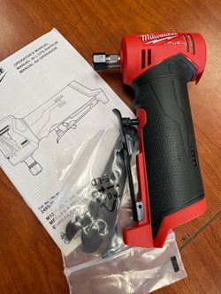Milwaukee new die grinder M12 fuel tool only