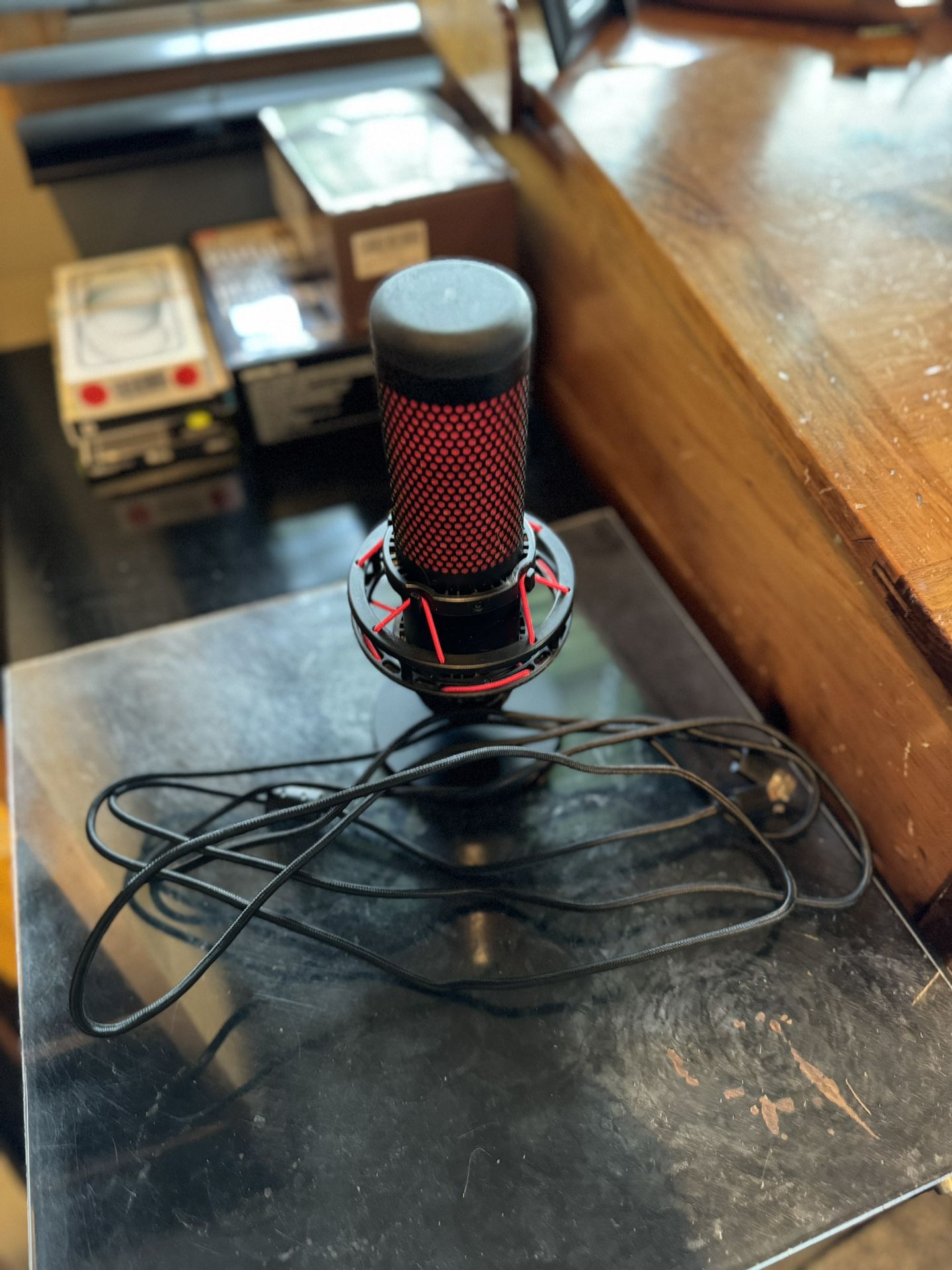 HyperX QuadCast Gaming Microphone Black/Red Classic