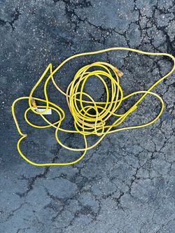 50 FT Yellow Outdoor Extension Cord – 15 Amp