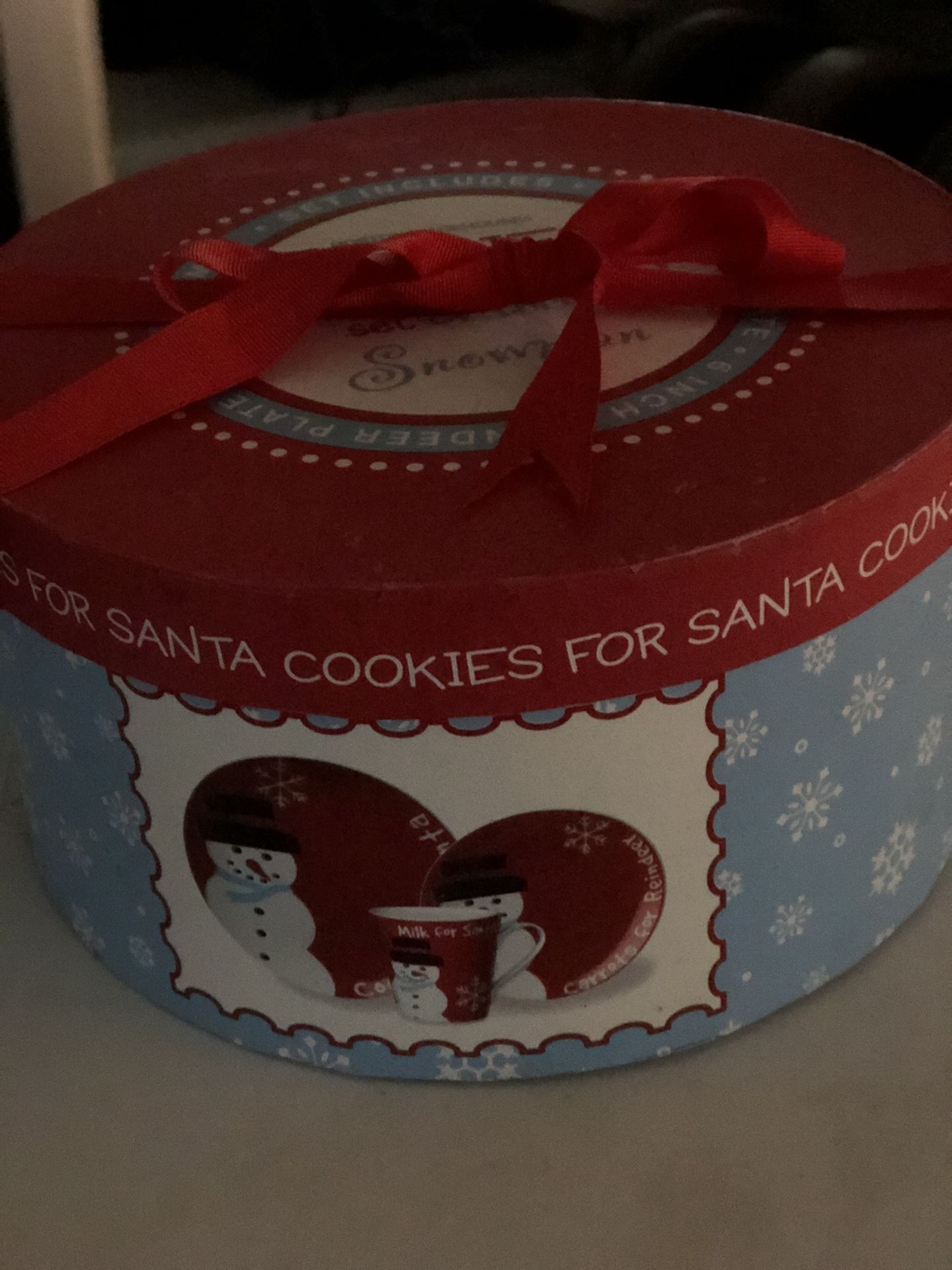 Christmas Dish Set: Cookies for Santa