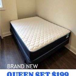 Queen Size Mattress And Boxspring Sale We Deliver !