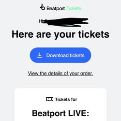 Beltran Beatport Ticket