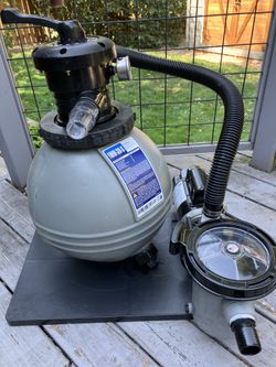 Waterway TWM-30 S Sand Filter And Return Pump For Above Ground Pool
