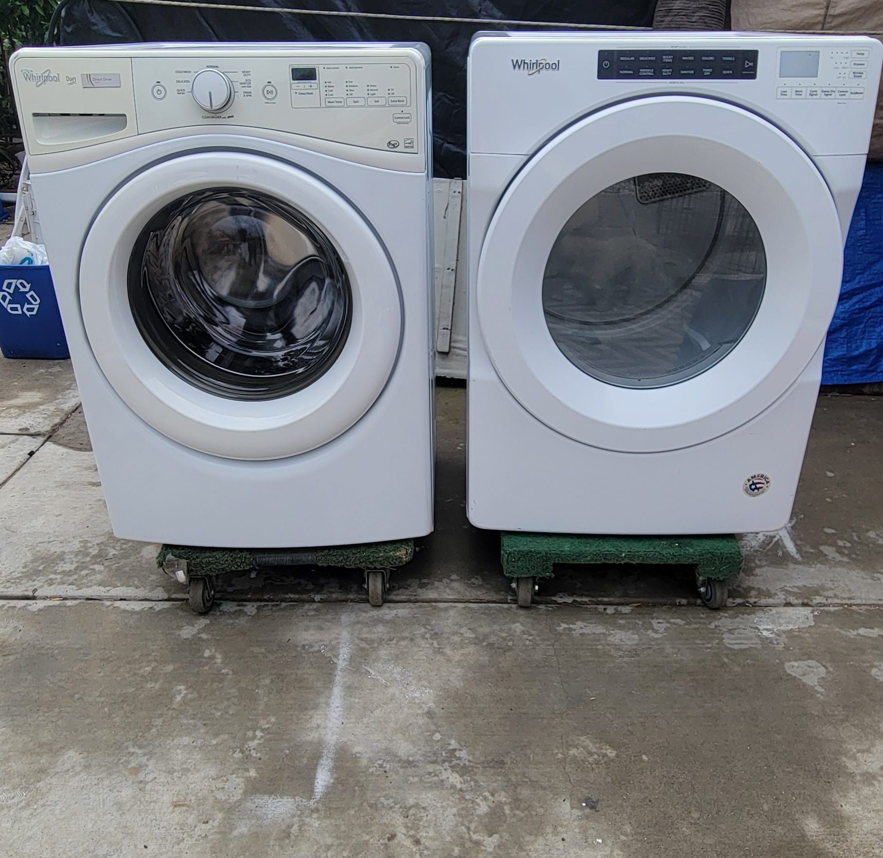 White washer and dryer  electric Both in great condition 