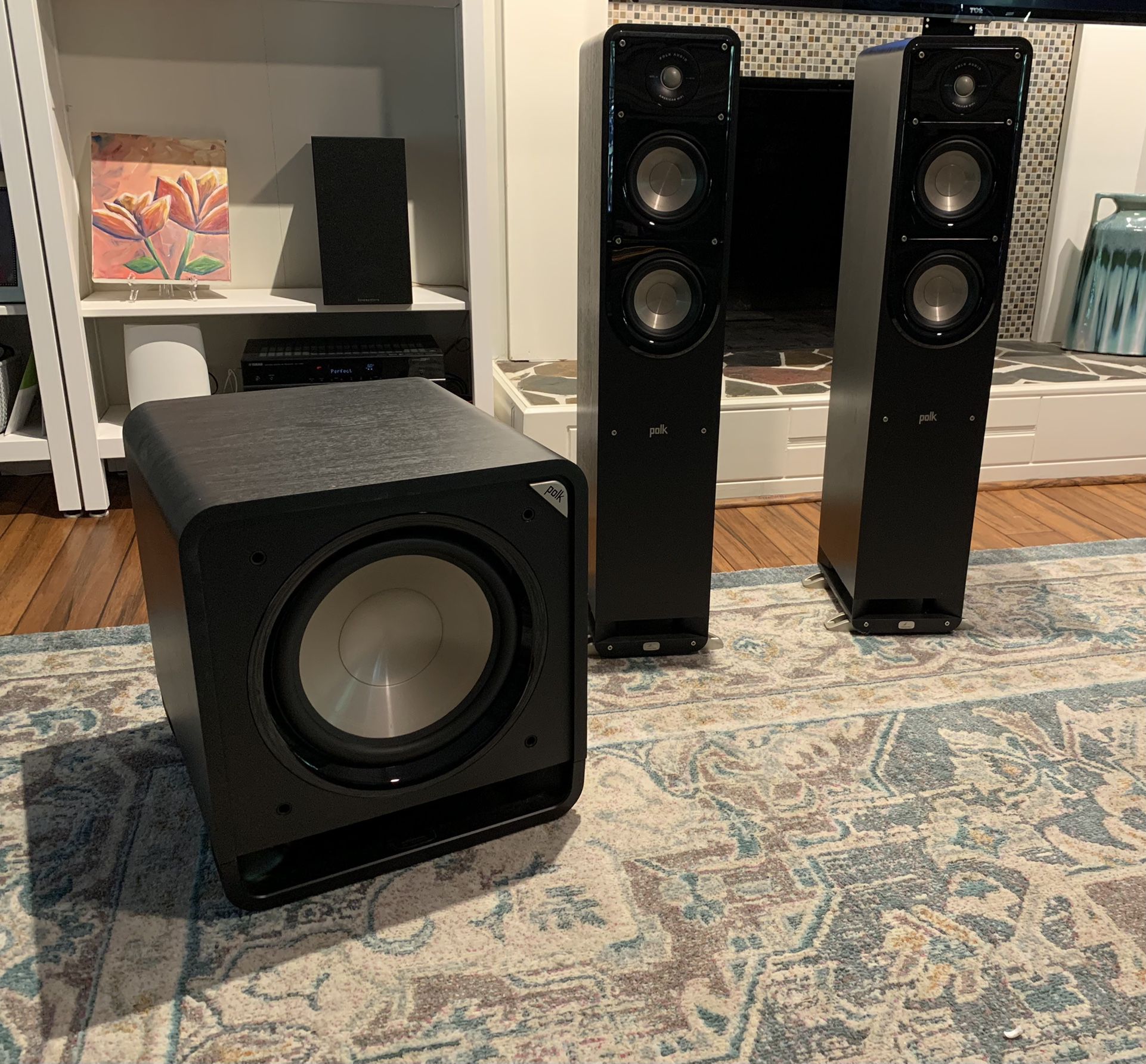 Polk Signature 2.1 System - S55 Speakers with HTS12 Subwoofer