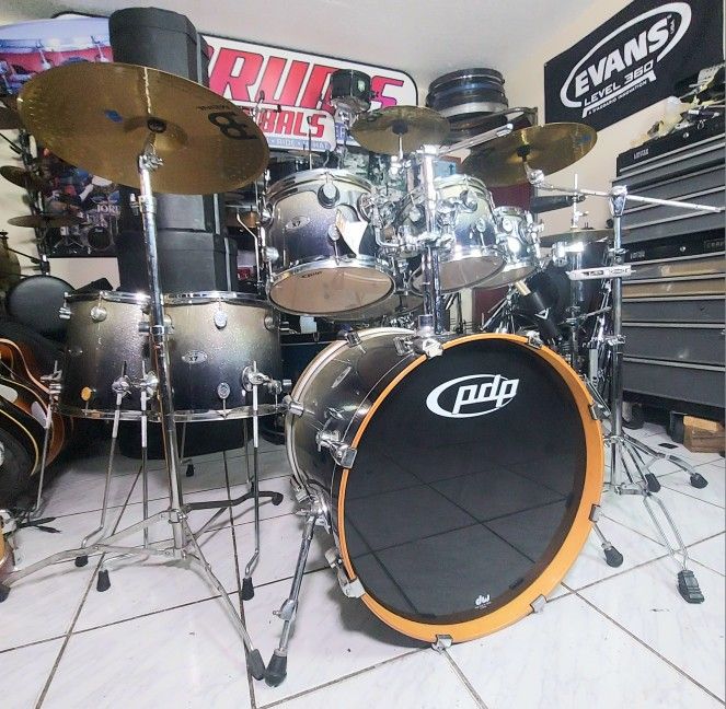 Pdp All Maple X7 Complete Mega Drum Set !! $850 Or Best Offer !