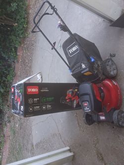 Toro 60v Flex force 21" electric lawn mower
