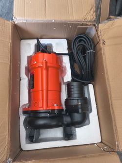 Submersible trash pump