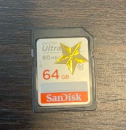 SanDisk 64GB sd memory card