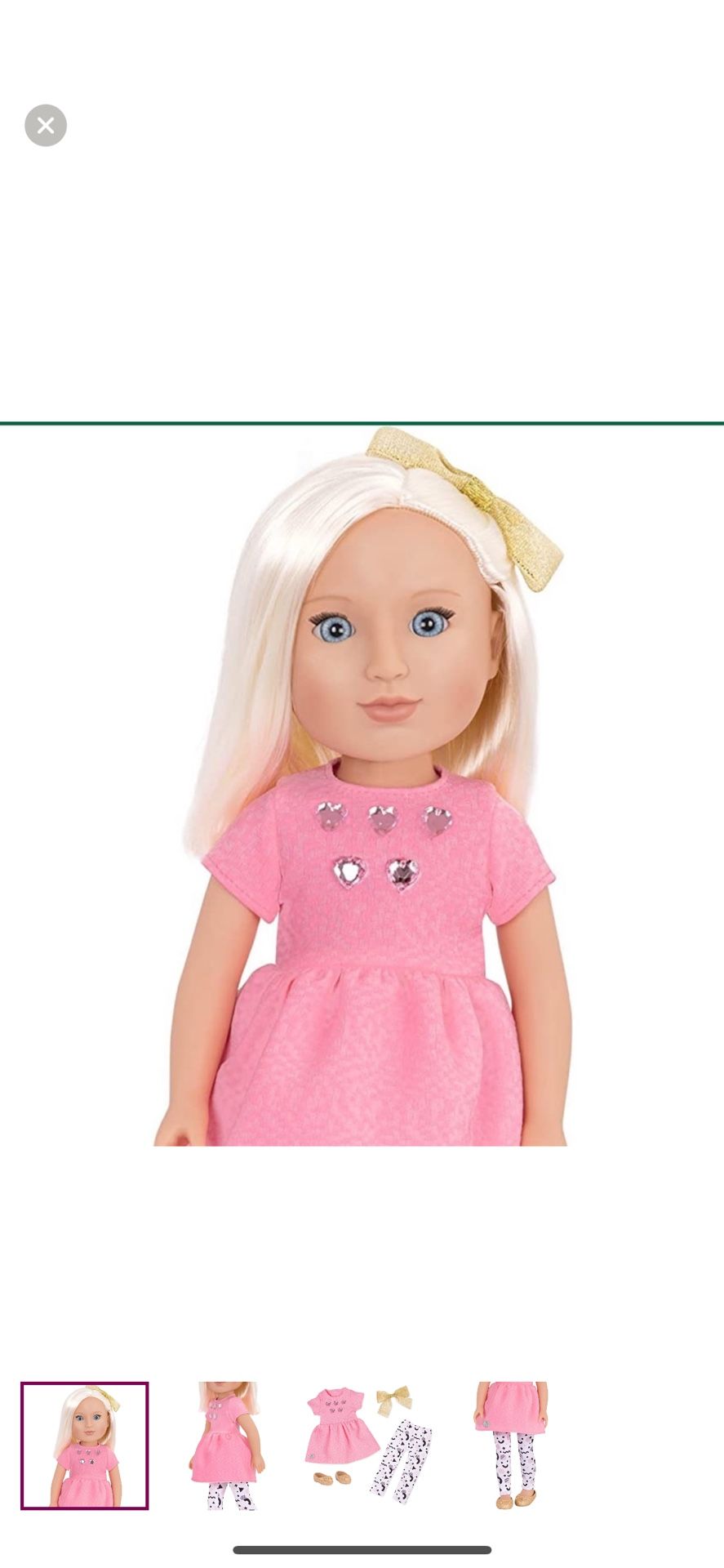 Glitter Girls - Elula 14-inch Non Posable Fashion Doll - Dolls for Girls Age 3 and Up