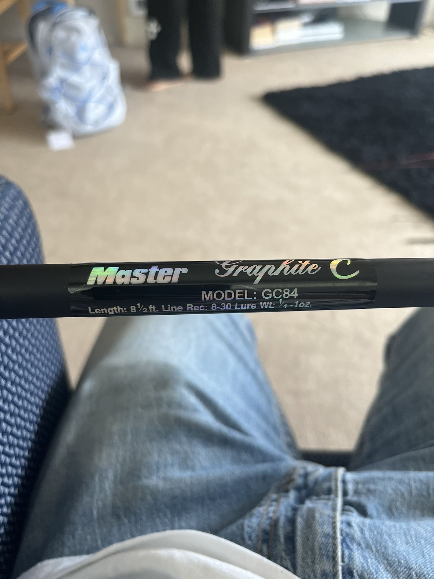 Large Fishing Rod, Right Retrieve