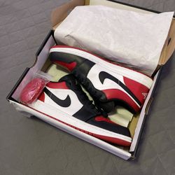 Jordan 1 Low Bred Toe Size 10.5 $100 OBO Moving Selling A Lot Of My Shoes