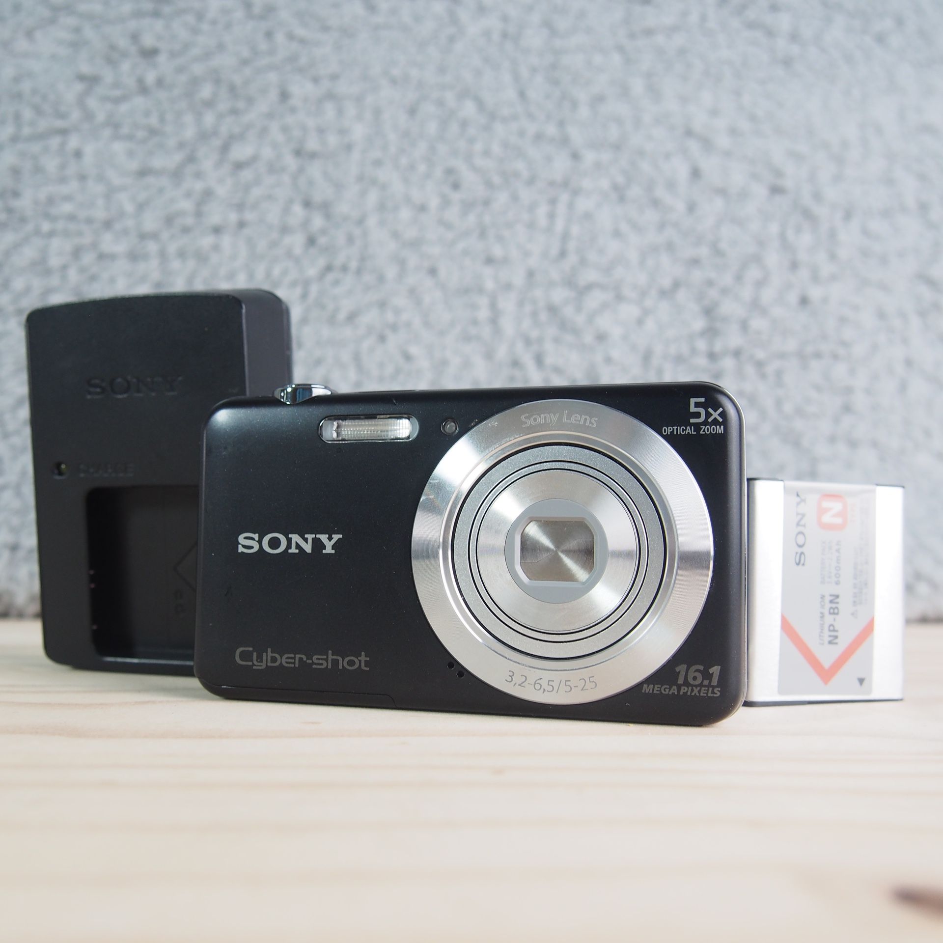 Sony Cyber-shot DSC-W710 16.1MP Digital Camera Black Bundle W/ Charger + Battery Comes with Camera Charger Battery Fully Tested Fully Works! SHIPS FA