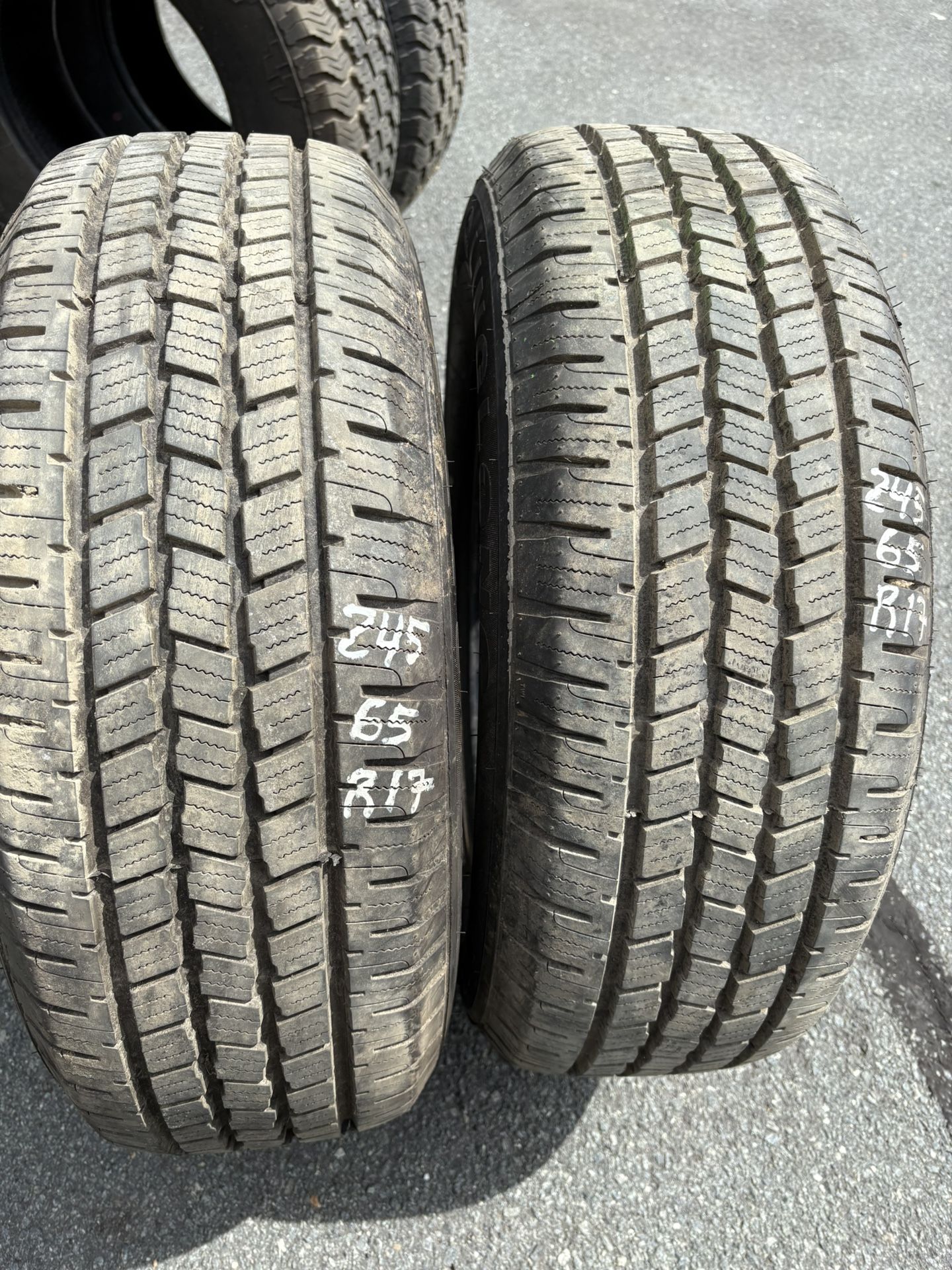 245/65/R17 Crosswind Tires 2 For $120 Firm