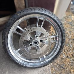 Harley Davidson 19' Wheel And Tire 
