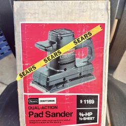 Craftsman 3/8 HP Dual Action Pad Sander in 