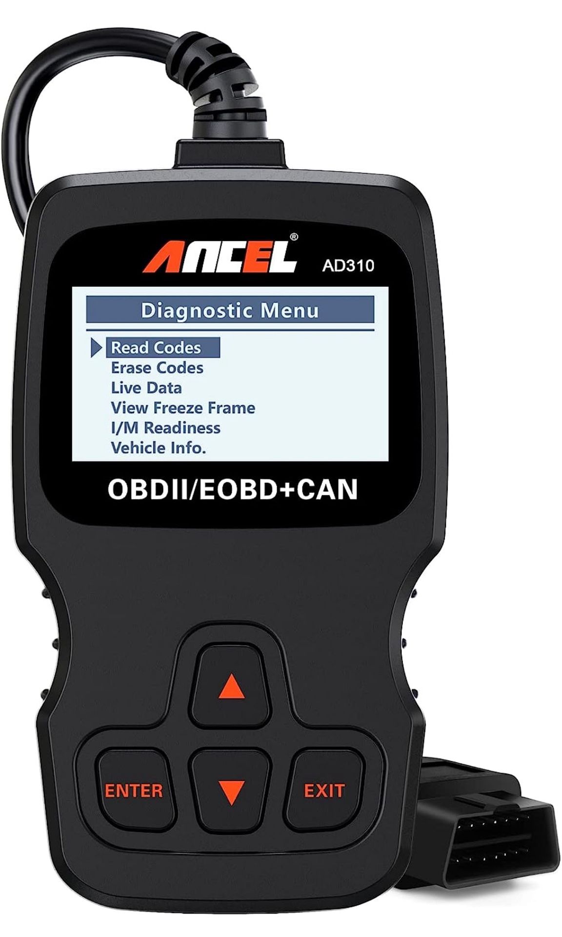 New ANCEL AD310 Classic Enhanced Universal OBD II Scanner Car Engine Fault Code Reader CAN Diagnostic Scan Tool-Black