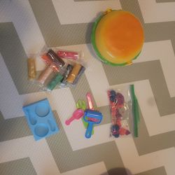 Hamburger playdough set