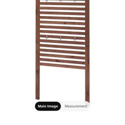 IKEA wall mounted planter trellis