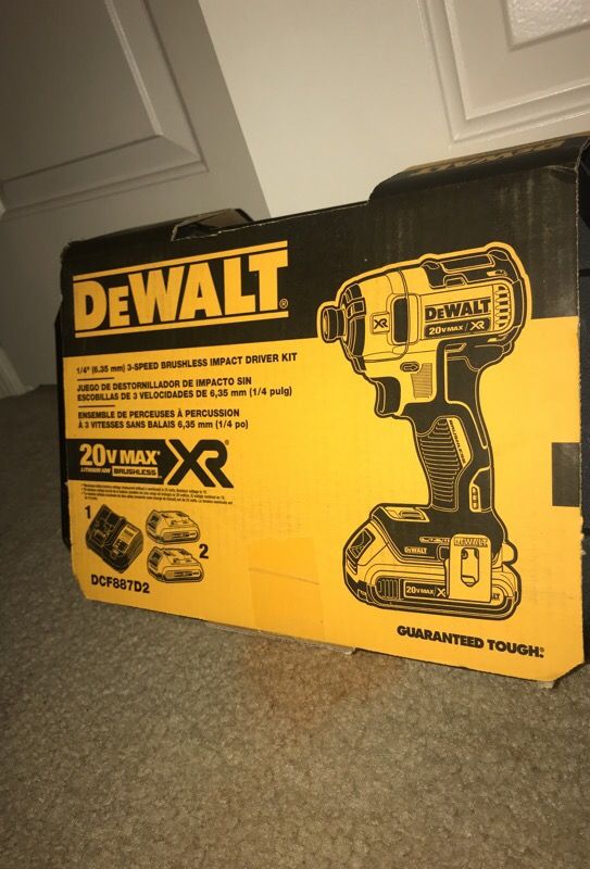 DEWALT Impact Driver 20v max XR