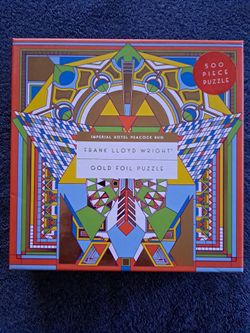 500 piece Frank Lloyd Wright jigsaw puzzle