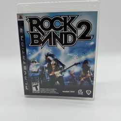 Rock Band 2 (Sony PlayStation 3, PS3) Tested & Complete In Box