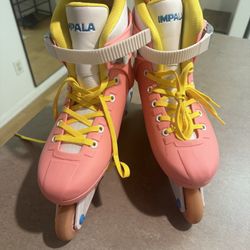 Women’s Roller Skates In Line Blades Pink Size 8 8.5 9