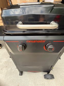Megamaster 2-Burner Propane Gas Grill- READ DESCRIPTION