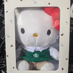 Hello Kitty Starbucks Exclusive Plush Brand New 